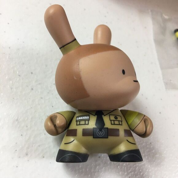 Kidrobot Huck Gee Dunny 2013 Evolved Series Police 3/20 Open Box Sealed Baton - Picture 2 of 12